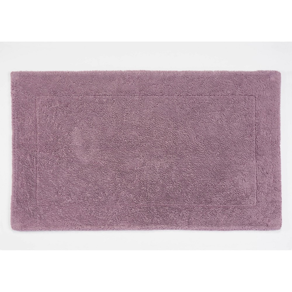 Double Bath Mat 440 by Designer Abyss & Habidecor in Orchid Pink